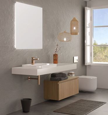 ΕΠΙΠΛΟ ΜΠΑΝΙΟΥ ΔΡΥΣ X-SOLID COUNTERTOP 2 160εκ.